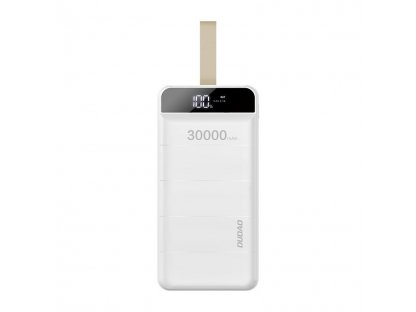 Power banka 30000 mAh 3x USB s LED světlem bílá (K8s+ bílá)