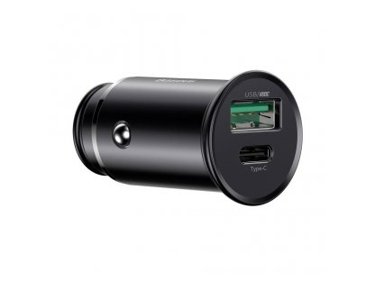 PPS chytrá nabíječka do auta USB / USB-C 30 W Quick Charge 4.0 QC4+ Power Delivery 3.0 VOOC SCP AFC MTKPE černá (CCYS-C01)