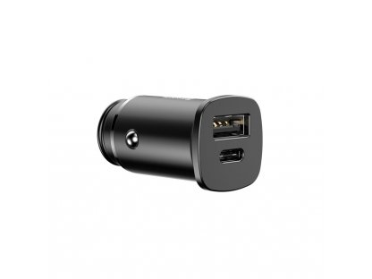 PPS inteligentní nabíječka do auta s porty USB Quick Charge 4.0 QC 4.0 a USB-C PD 3.0 SCP černá (CCALL-AS01)