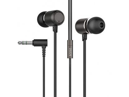 Premium Drátová sluchátka Hi-Fi Headphone 3.5mm černá (EU Blister)