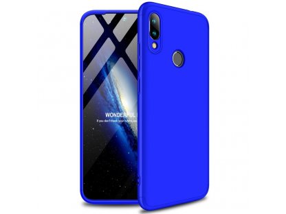 Protection Case pouzdro na přední i zadní část telefonu Xiaomi Redmi 7 modré