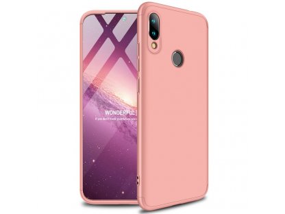 Protection Case pouzdro na přední i zadní část telefonu Xiaomi Redmi 7 růžové