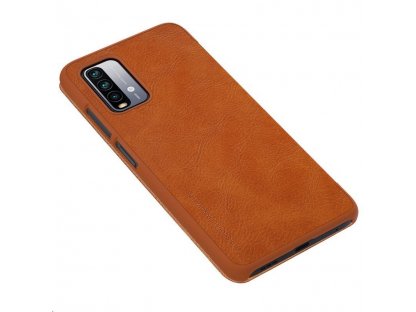 Qin Book Pouzdro pro Xiaomi Redmi 9T Brown