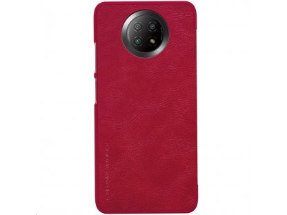 Qin Book Pouzdro pro Xiaomi Redmi Note 9T Red