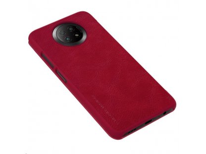 Qin Book Pouzdro pro Xiaomi Redmi Note 9T Red