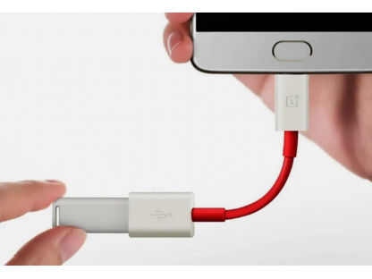 Redukce 1+ USB-C/USB-A samice - červená