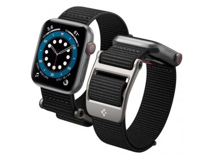 Řemínek DURAPRO FLEX pro APPLE WATCH 4 / 5 / 6 / 7 / SE (42 / 44 / 45 MM) černý