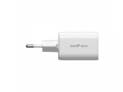 RhinoTech MINI Dual 33W nabíjecí adaptér USB-C + USB-A bílá