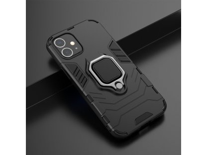 Ring Armor pancéřové hybridní pouzdro + magnetický úchyt iPhone 12 mini černé