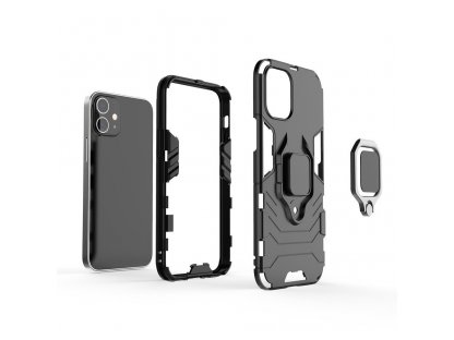 Ring Armor pancéřové hybridní pouzdro + magnetický úchyt iPhone 12 mini černé