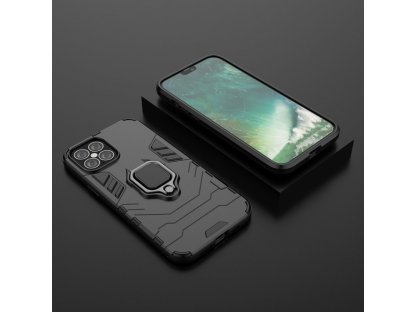 Ring Armor pancéřové hybridní pouzdro + magnetický úchyt iPhone 12 Pro Max černé