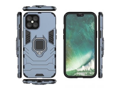 Ring Armor pancéřové hybridní pouzdro + magnetický úchyt iPhone 12 Pro Max modré