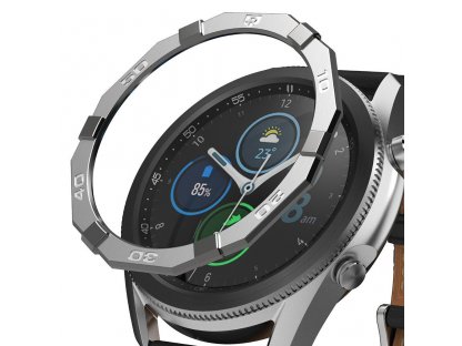 Ringke Bezel Styling rámeček pouzdra obálka kroužek Samsung Galaxy Watch 3 45 mm ocel (nerezová ocel) (GW3-45-47)