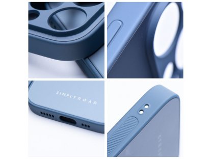 Roar Matte Glass Case  - for iPhone 14 Plus blue