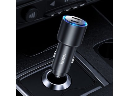 Rychlonabíječka do auta 2x konektor Type USB-C Clear Way Power Delivery - černá