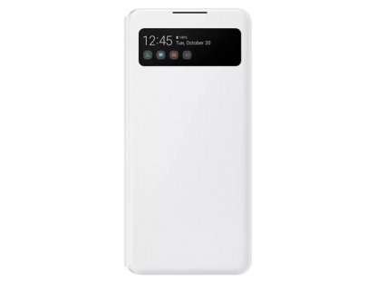 S-View Pouzdro pro Galaxy A42 5G White