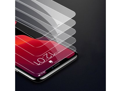 Sada 2x tvrzené sklo 0.15mm 9H Anti-bluelight iPhone 11 Pro Max / iPhone XS Max + pozicionér (SGAPIPH65S-FC02)