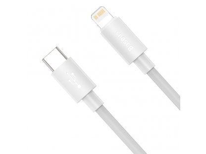 Sada datových kabelů USB-C / Lightning PD 20W (2ks/sada) 1,5m bílý Simple Wisdom