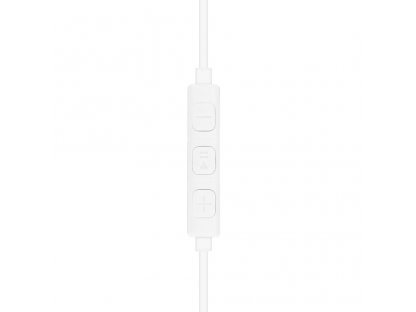 Sada HF / Sluchátka Stereo pro Apple Lightning 8-pin New Box bílá HR-ME25