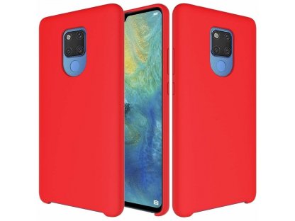Silicone Case elastické silikonové pouzdro Huawei Mate 20 červené