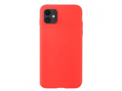 Silicone Case elastické silikonové pouzdro iPhone 11 červené