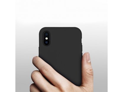 Silicone Case elastické silikonové pouzdro iPhone 11 Pro černé