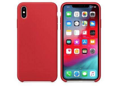 Silicone Case elastické silikonové pouzdro iPhone XS Max červené