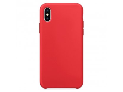 Silicone Case elastické silikonové pouzdro iPhone XS / X červené