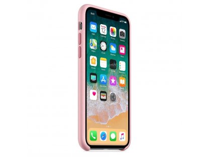 Silicone Case elastické silikonové pouzdro iPhone XS / X růžové