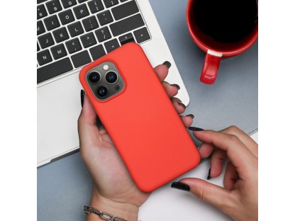 SILICONE Case for IPHONE 15 PRO peach