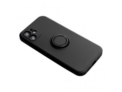 SILICONE RING Case for IPHONE 15 PLUS black