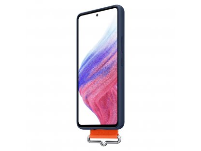 Silikonové pouzdro pro pro Samsung Galaxy A53 5G navy blue (EF-GA536TNEGWW)