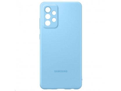 Silikonový kryt pro Samsung Galaxy A72/A72 5G modrý EF-PA725TLE