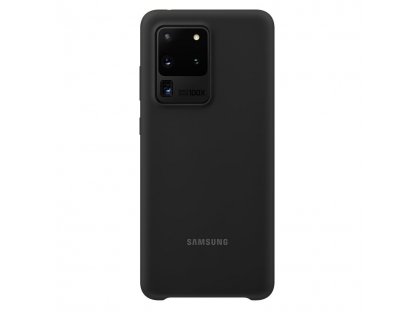 Silikonový kryt pro Samsung Galaxy S20 Ultra černý EF-PG988TBE