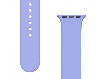 Silikonový řemínek APS pro hodinky Apple Watch 8 / 7 / 6 / 5 / 4 / 3 / 2 / SE (41 / 40 / 38 mm) fialový