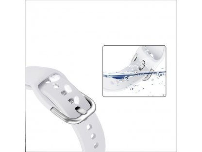 Silikonový řemínek TYS smartwatch band universalní 22mm dark modrý