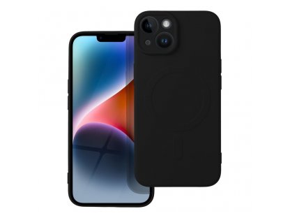 Silikonový zadní kryt Mag Cover pro IPHONE 14 černý