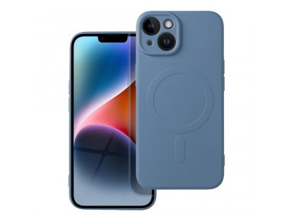 Silikonový zadní kryt Mag Cover pro IPHONE 14 modrý