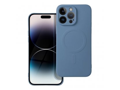 Silikonový zadní kryt Mag Cover pro IPHONE 14 PRO MAX modrý