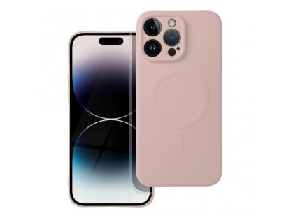 Silikonový zadní kryt Mag Cover pro IPHONE 14 PRO MAX růžový