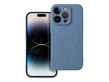 Silikonový zadní kryt Mag Cover pro IPHONE 14 PRO modrý