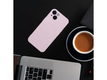 Silikonový zadní kryt Mag pro IPHONE 11 PRO MAX růžový