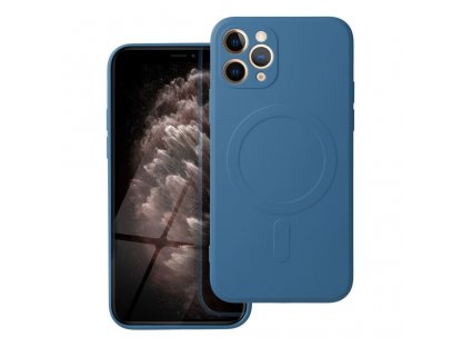 Silikonový zadní kryt Mag pro IPHONE 11 PRO modrý