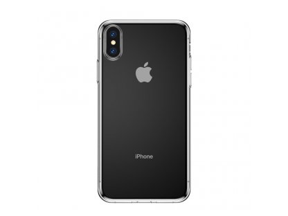 Simplicity gelové pouzdro se zástrčkou pro port nabíjení iPhone XS / X průsvitné (ARAPIPH58-A02)