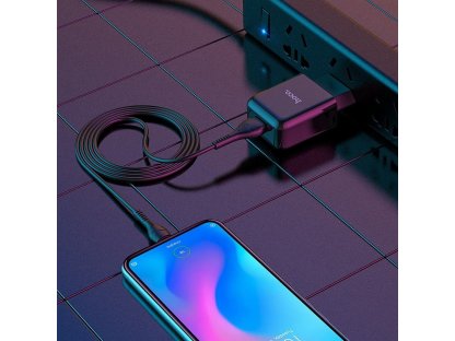 Síťová nabíječka USB + 2A kabel typu USB-C N2 Vigour černá