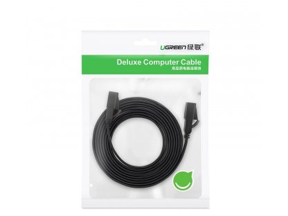 Síťový kabel Ethernet Patchcord RJ45 Cat 7 STP LAN 10 Gb/s 5 m černý (NW106 11263)