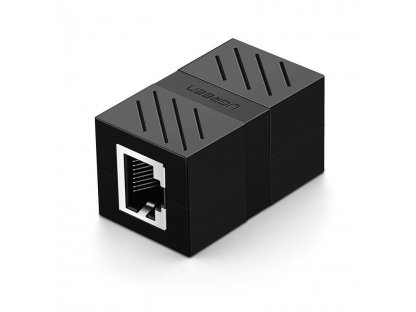 Síťový konektor RJ 45 Keystone In-Line Coupler samice na samici 1ks (černý) (NW114 20390)