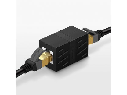 Síťový konektor RJ 45 Keystone In-Line Coupler samice na samici 1ks (černý) (NW114 20390)