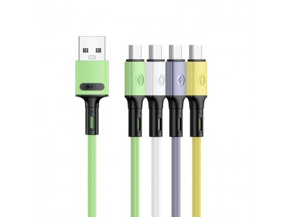 SJ435 U52 Datový a Nabíjecí Kabel Micro USB 1m bílý (EU Blister)