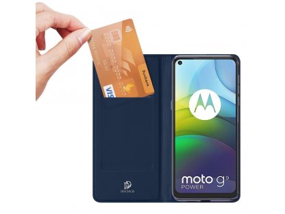 Skin Pro pouzdro s flipovým krytem Motorola Moto G9 Power modré